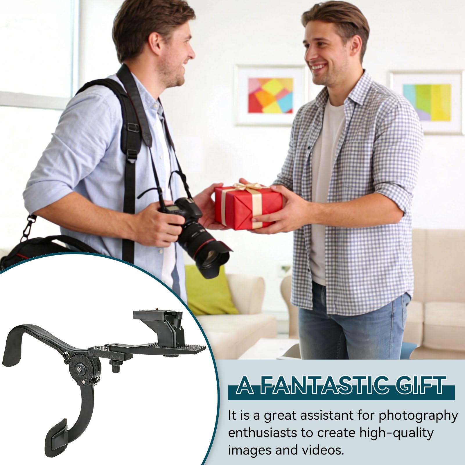 Kit d'équipement d'épaule pour Appareil Photo et caméscope, SR - 500 Noir Caméra d'extérieur avec Support d'appareil Photo Épaule pour Appareil Photo Épaule Support d'amortisseur