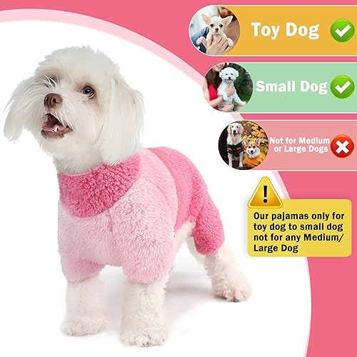 Miniatura 3 de Ropa de invierno para perros pequeños, suéteres lindos para otoño e invierno, suéter cálido de chihuahua, pijama suave para perros, suéter para