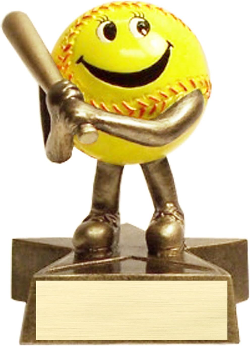 Softball Little Buddy Trophy with 3 Lines of Custom Text