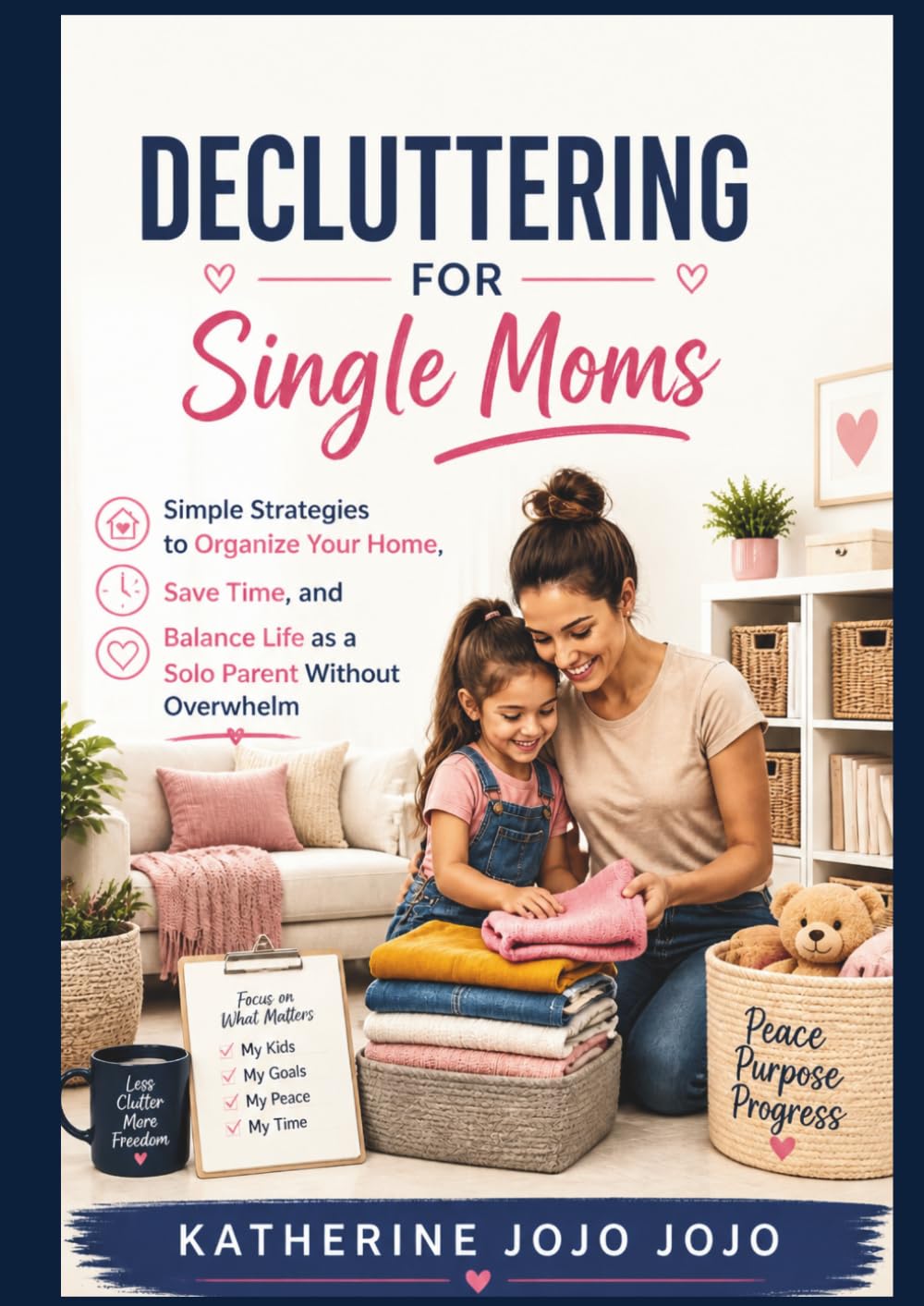 DECLUTTERING FOR SINGLE MOMS: Simple Strategies to Organize Your Home, Save Time, and Balance Life as a Solo Parent Without Overwhelm