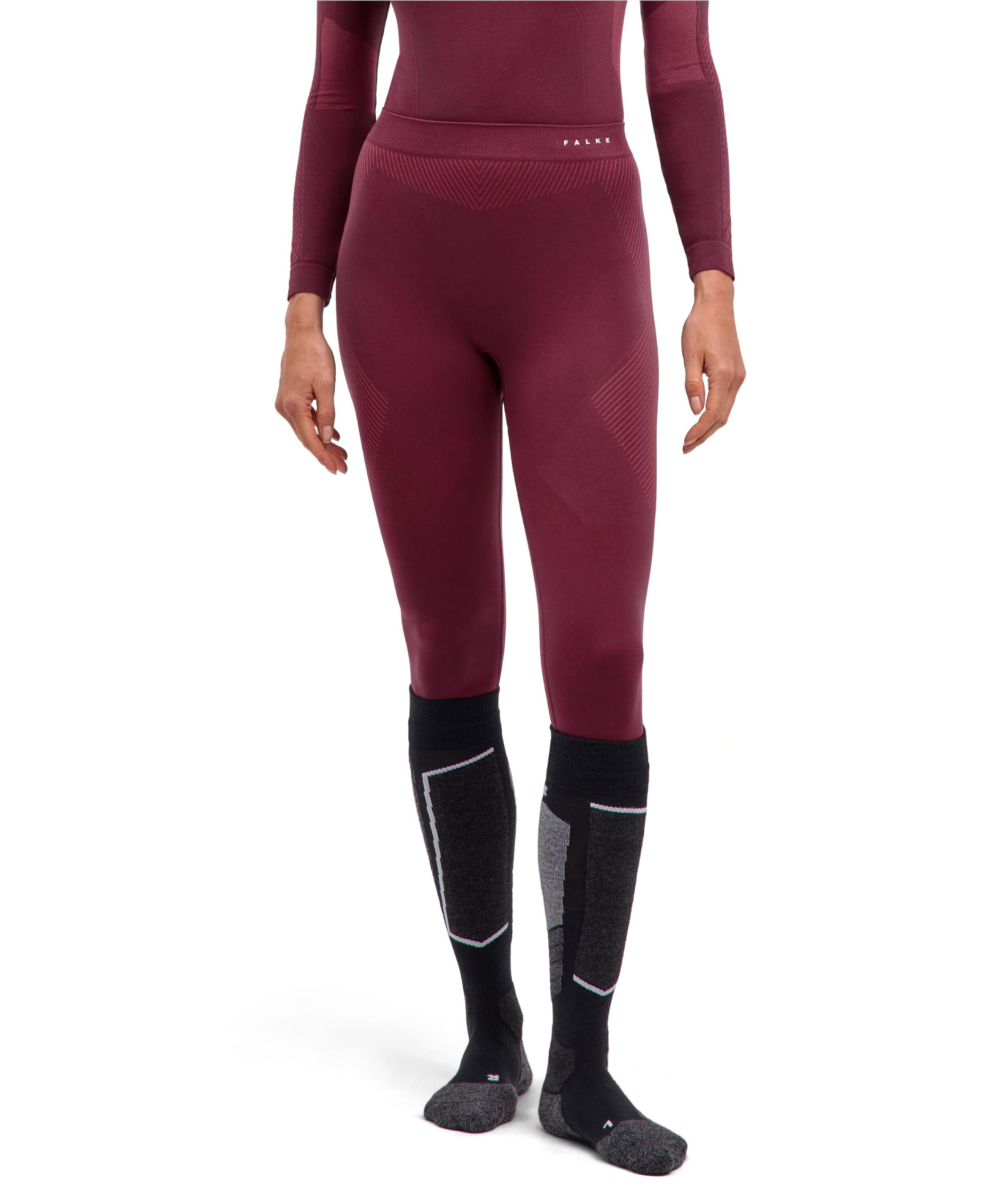 Falke Women's Warm 3/4 Mallas técnicas Deportivas Cortas