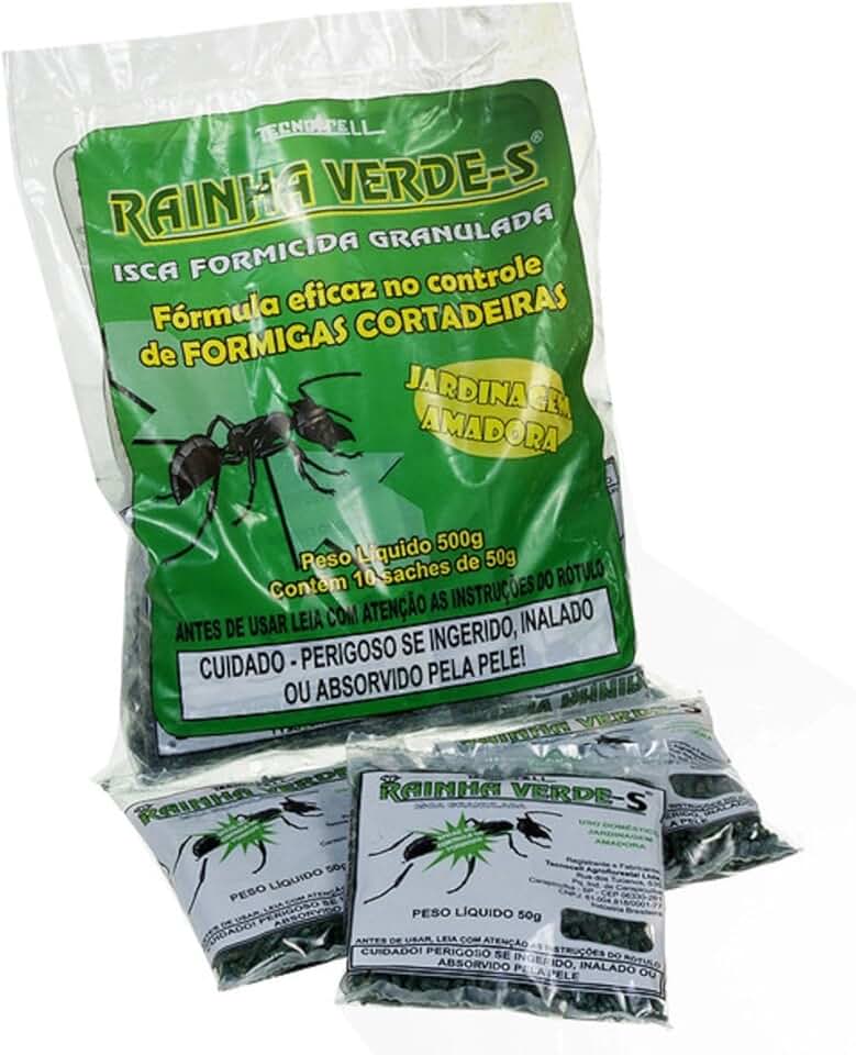 Mata Formiga Rainha Verde Isca 500 g Tecnocell