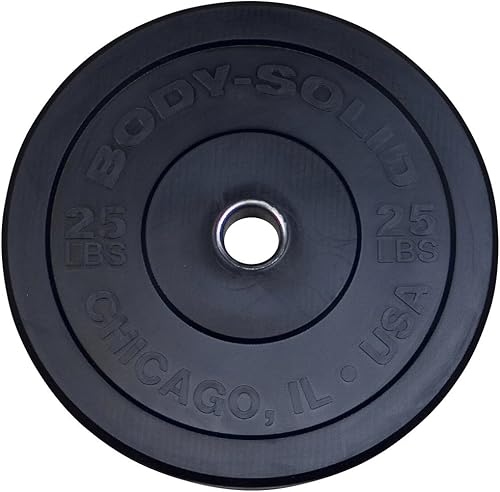 Miniatura 3 de Body-Solid Juego de discos de parachoques extremo comercial de 260 libras, color negro, juego de 260 libras
