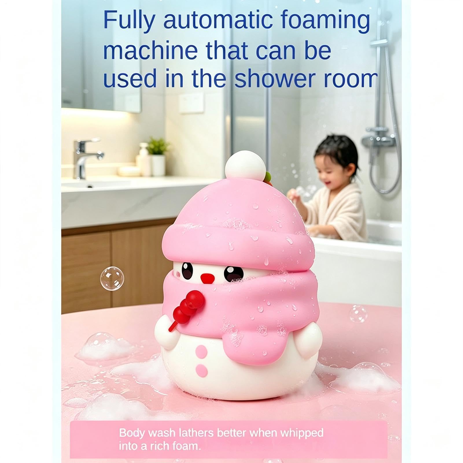 Dispenser di sapone in schiuma senza contatto: simpatica macchina ricaricab