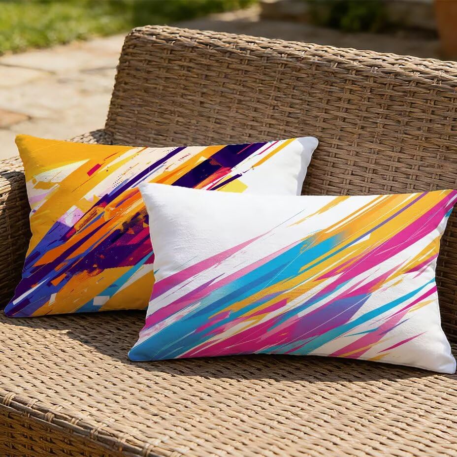 Housse de coussin de jardin 40x80 imperméable pour protéger vos assises de la pluie
