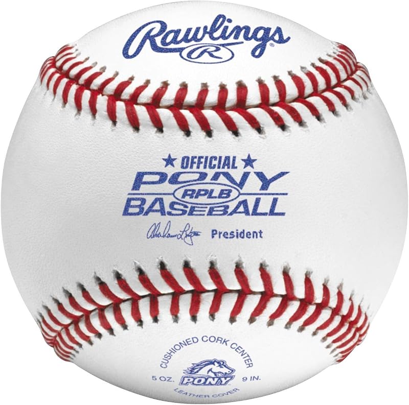 PONY LEAGUE Baseballs | Tournament Grade | RPLB | Youth/14U | 12 Count