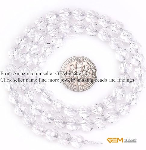 Miniatura 526 de GEM-Inside Red Orange Carnelian Gemstone Loose Beads Natural Energy Power Beads for Jewelry Making Round Faceted 8mm 15