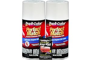 Dupli-Color Exact-Match Automotive Paint For Chevy Vehicles in Olympic White - 8...