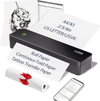 YUEBBB Inkless Portable Printer