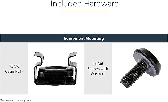 2U Server Rack Shelf - Universal Rack Mount Cantilever Shelf for 19 Network Equipment Rack & Cabinet - Heavy Duty Steel – Weight Capacity 44lb/20kg - 16 Deep Tray, Black (CABSHELF)