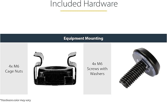 2U Server Rack Shelf - Universal Rack Mount Cantilever Shelf for 19 Network Equipment Rack & Cabinet - Heavy Duty Steel – Weight Capacity 44lb/20kg - 16 Deep Tray, Black (CABSHELF)