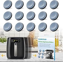 Appliance Sliders, 16PCS Air Fryer Accessories Easy Movers for Small Kitchen Appliances, Air Fryers, Bread Machine,Coffee Makers,Blenders,Grills,Mixers,Microwave