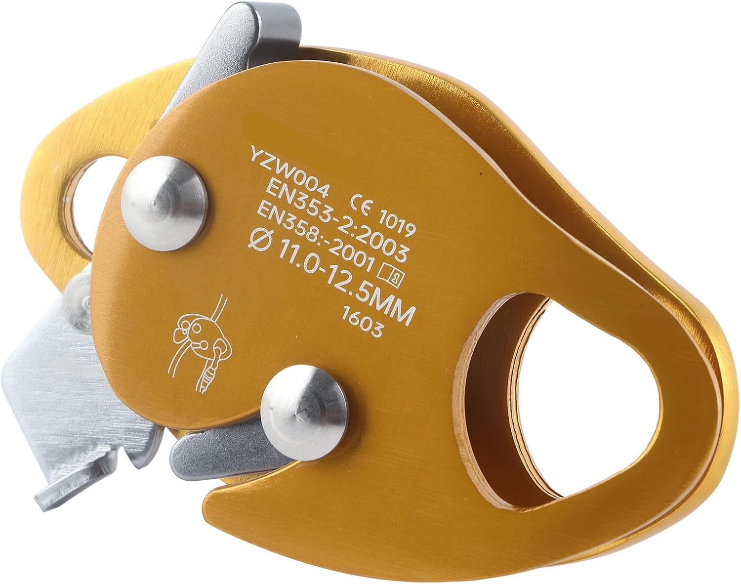 Belay Device, Rock Climbing Gear Alloy Rigging Equipment with High Strength for Climbing