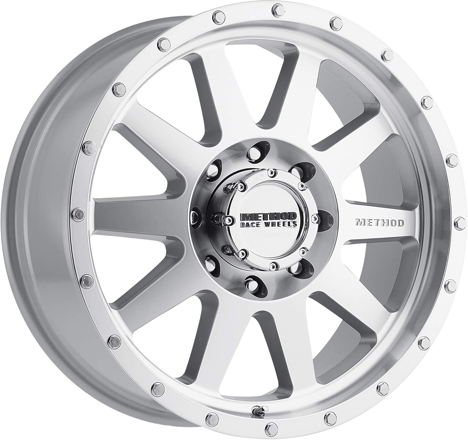 Method Race Wheels 301 The Standard Machined/Clear Coat 18x9" 8x6.5", 18mm offset 5.75" Backspace, MR30189080318