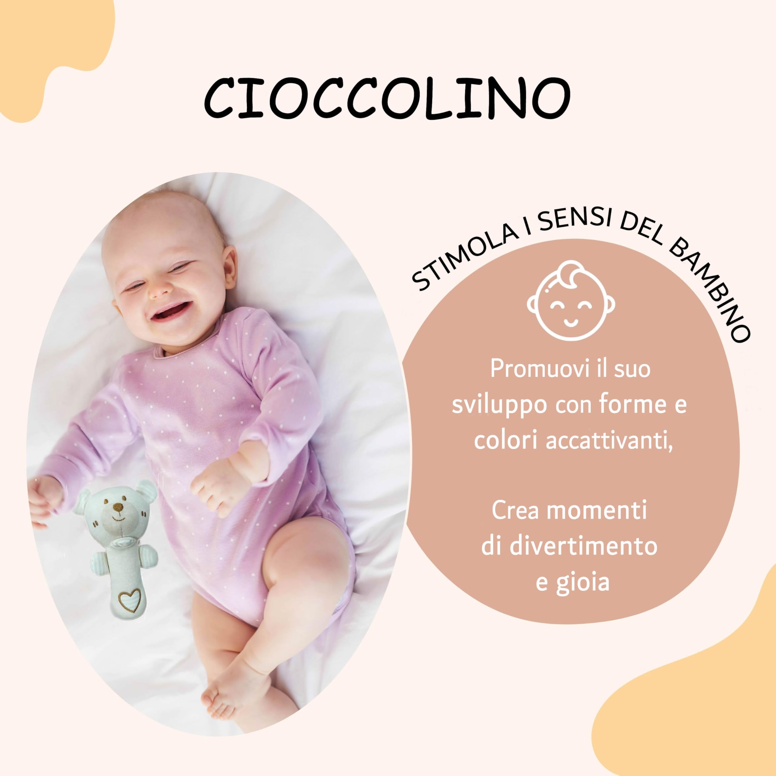 Set Regalo Neonato | Corredino Nascita Unisex | Copertina Mussola Bambù 120x120 cm, Asciugamano Cappuccio, 2 Bavaglini, Sonaglino e Biglietto | Baby Shower Maschio Femmina