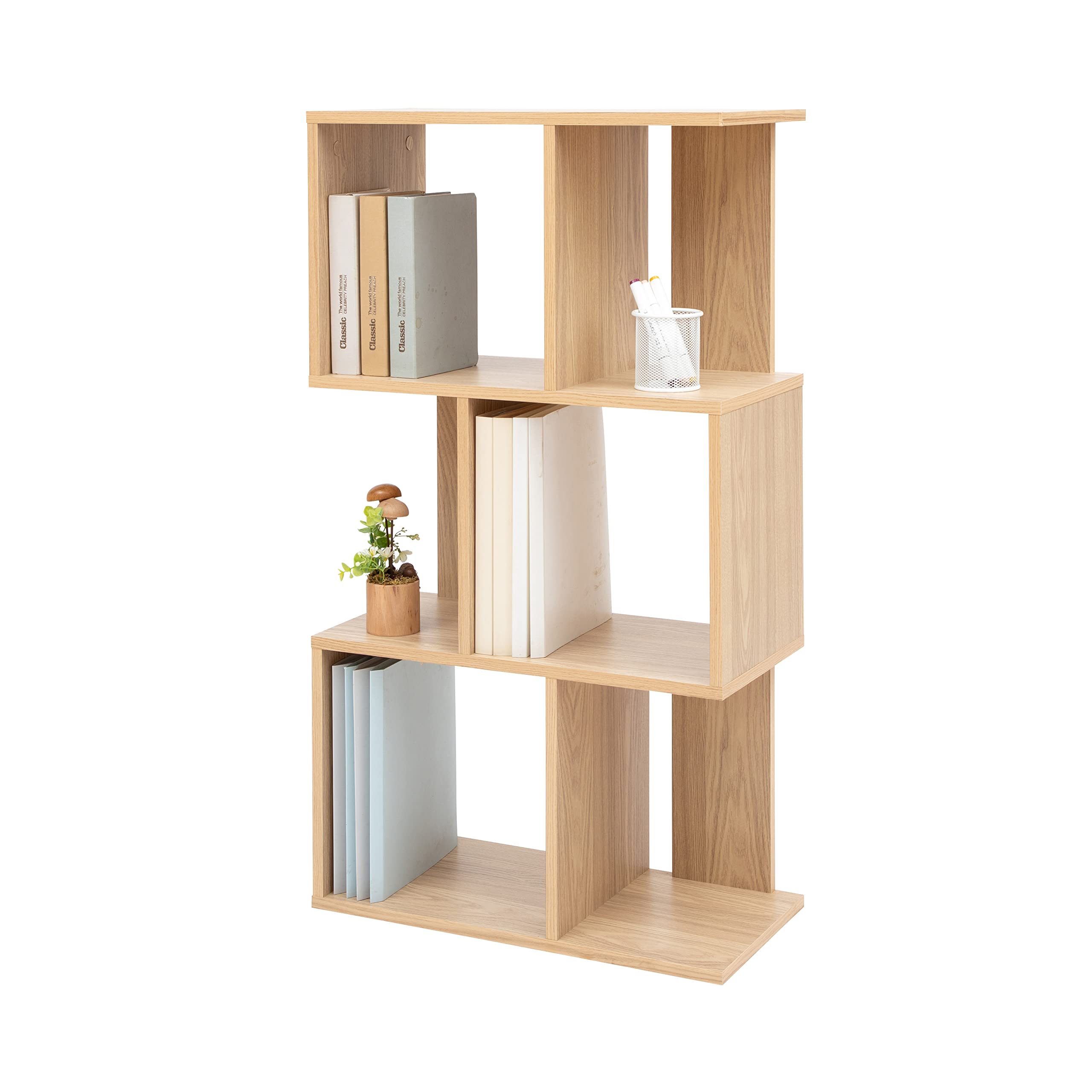 Buy Iris Ohyama, Decorative display shelf/Floating Shelves/Wooden Display shelf/Display rack