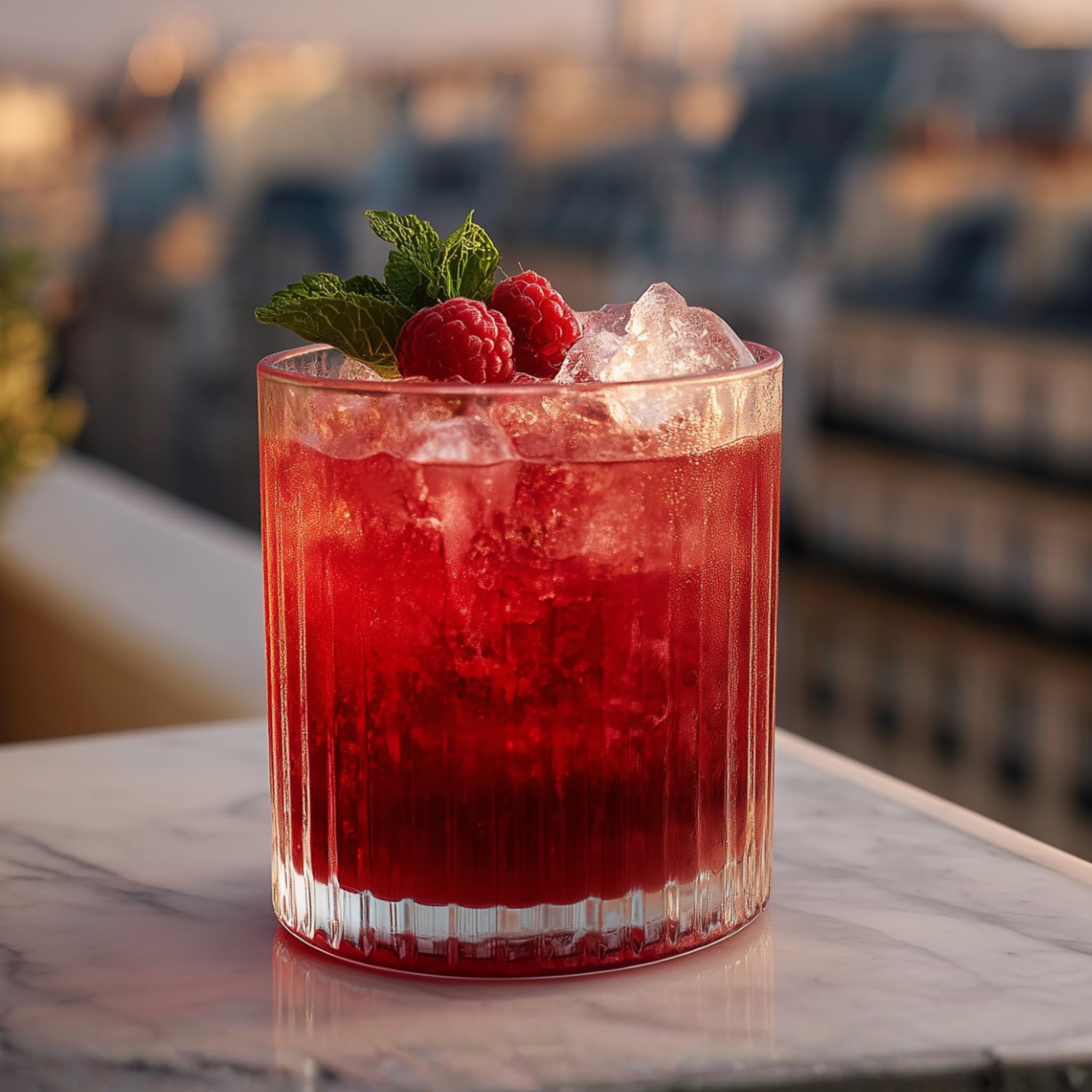 Quarantini Gin Emily in Paris Geschenkset | 500 ml Premium Gin Love Elixir 42% Vol. mit hochwertigen, fruchtigen Botanicals Amarena Kirsche, Roten Trauben, Tonka Bohne | Geschenkset inkl. Rezeptbuch