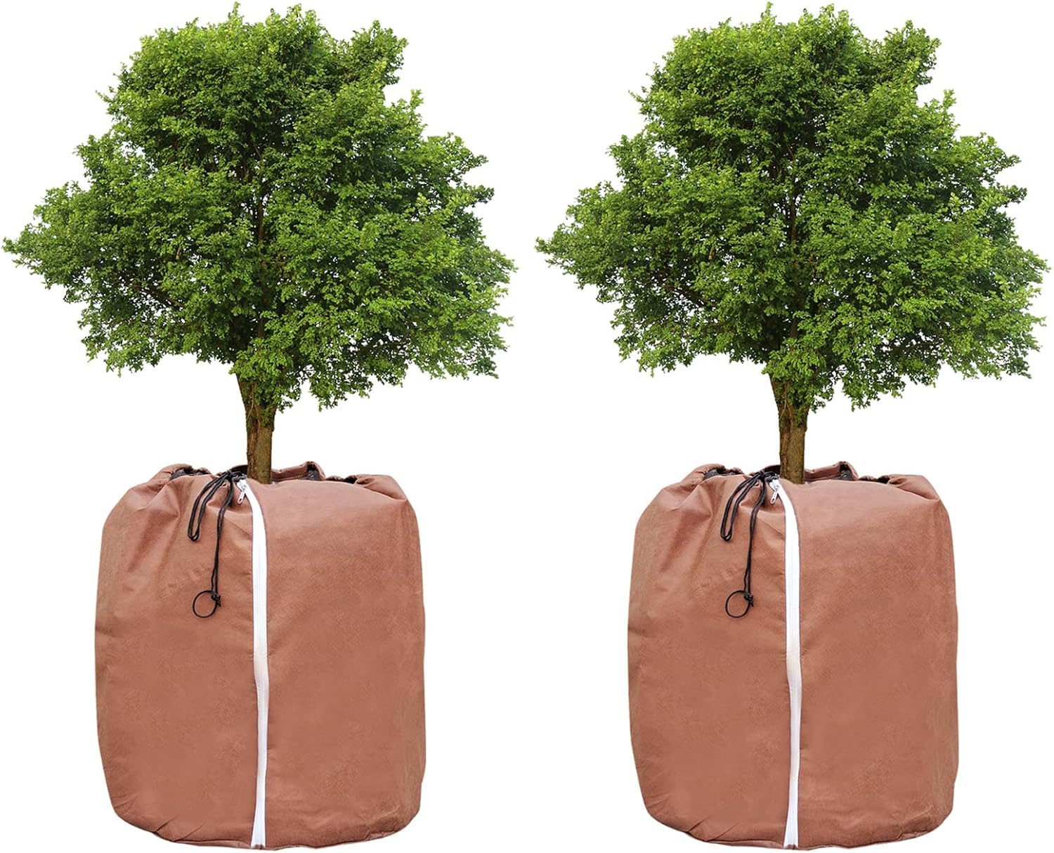 Wzzy Gurden Sacchetti antigelo per Piante in Vaso, Protezione per Piante, Protezione Invernale per Piante, 60 x 90 cm, 70 g/m², Poliestere (2 Pezzi)