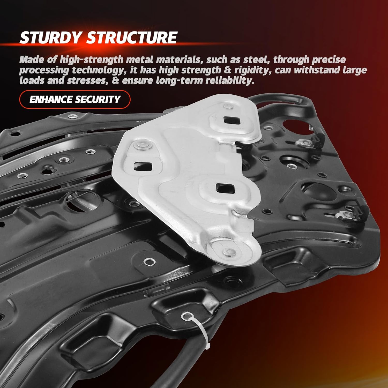 Rear Left Side Window Regulator Compatible with Volkswagen Beetle MK2 2003-2010 1Y0847275C