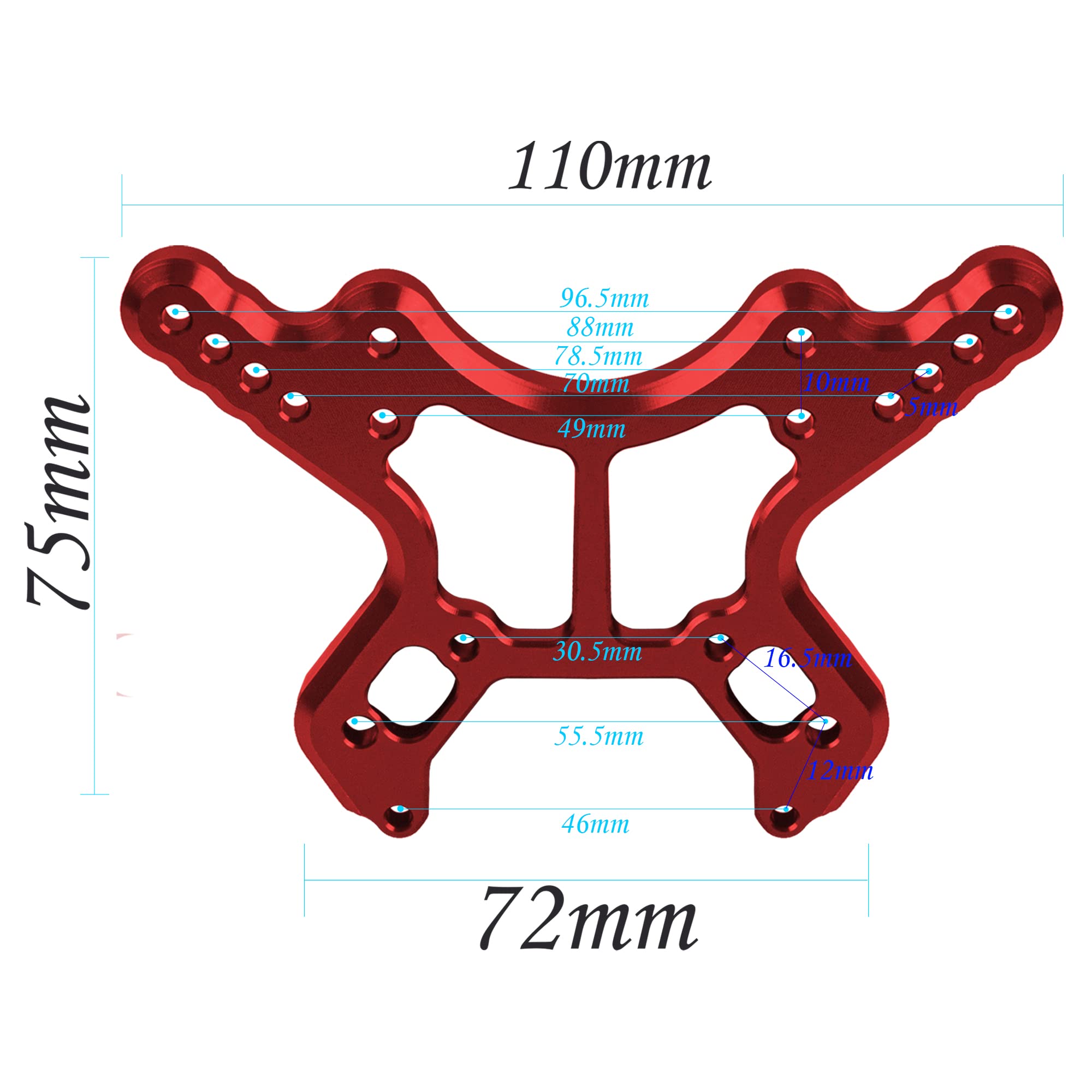 Aon3001 Torre Ammortizzatore Posteriore In Alluminio Arrma Kraton Outcast Talion 83745542943