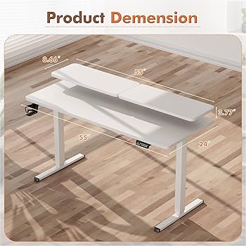 Yomico Amazon.com: JUMMICO Electric Standing Desk, Adjustable Height Desk