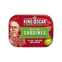 Vista 9 de King Oscar Wild Caught Sardines in Dijon Mustard, 3.75 onzas (paquete de 12)