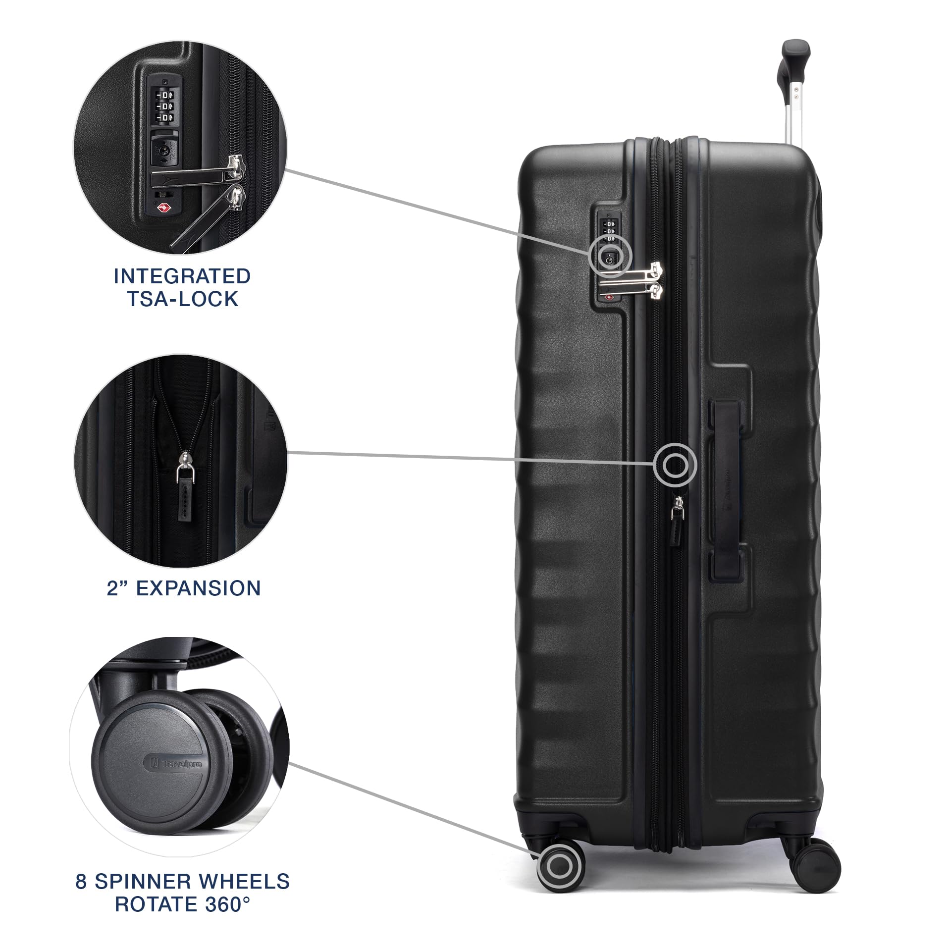 Amazon.com: Travelpro: Black Luggage