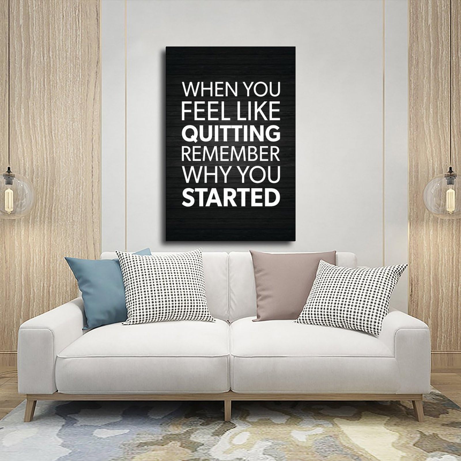 Pósteres motivacionales para culturismo, hombres y niñas, citas motivacionales inspiradoras para gimnasio muscular, 20 x 30 pulgadas (50 x 75 cm)