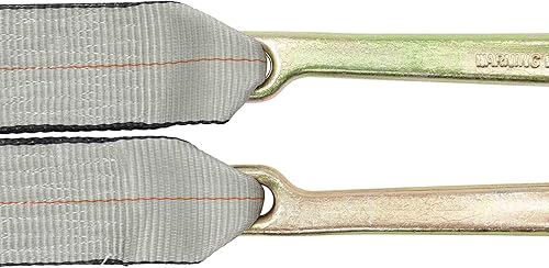 Miniatura 6 de Mytee Products Correas de remolque en V de 3 x 24 pulgadas con mango largo de 15 pulgadas, carga de trabajo de 5400 libras  Correa en V de