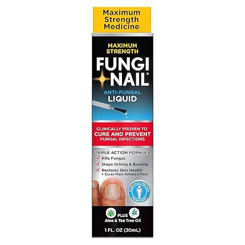Miniatura 5 de FUNGICURE Spray intensivo, tratamiento antifúngico, mata 6 tipos de hongos y hongos solución líquida antifúngica para uñas, mata hongos que pueden