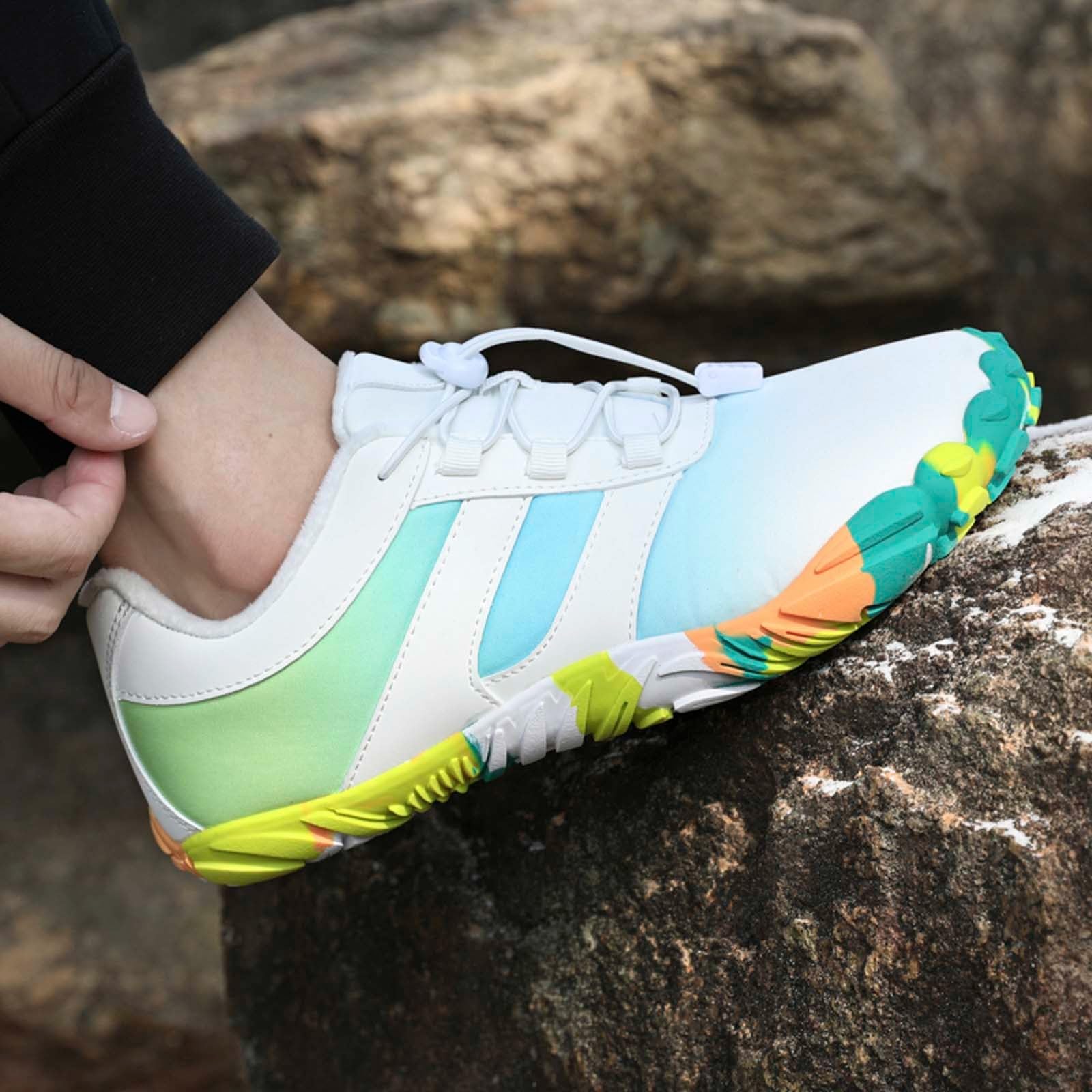 Zapatillas Mujer Deportivas,Zapatillas De Invierno Acogedoras con Forro De Punto Ideales para Correr Al Aire Libre Y para El DíA A DíA Calzado Ligero para Clima FríO