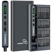 STREBITO 70-in-1 kabelloser Elektroschrauber mit 64 S2-Bits