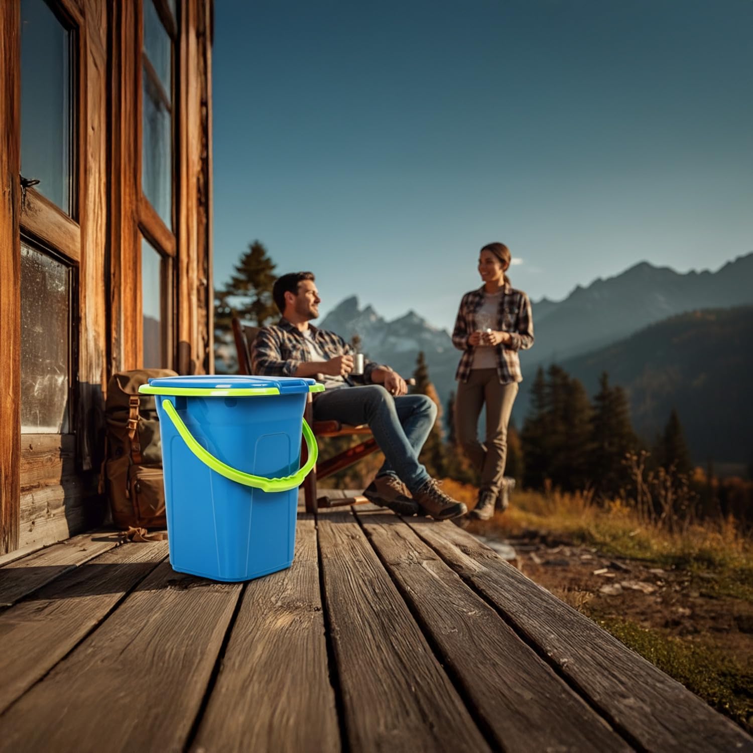 Green Blue GB320 przenośna toaleta kempingowa, 19 l, przenośna toaleta podróżna