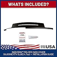Vista 4 de DashSkin Cubierta de plástico moldeado para salpicadero compatible con 1988-1994 C1500 C2500 C3500 K1500 K2500 K3500 Silverado Sierra Tahoe Yukon