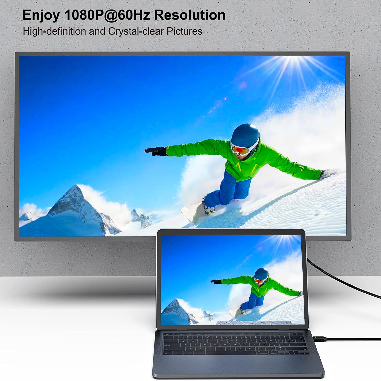 Cavo Displayport A DVI 1.8m - Adattatore Per PC, Monitor E HDTV - Full HD 1080p