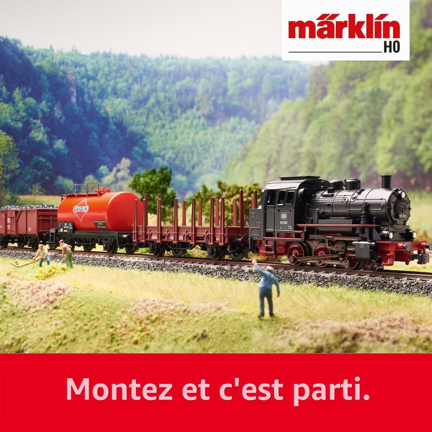 Märklin 29890 Kit de démarrage numérique H0 Train de Marchandises avec BR 89.0