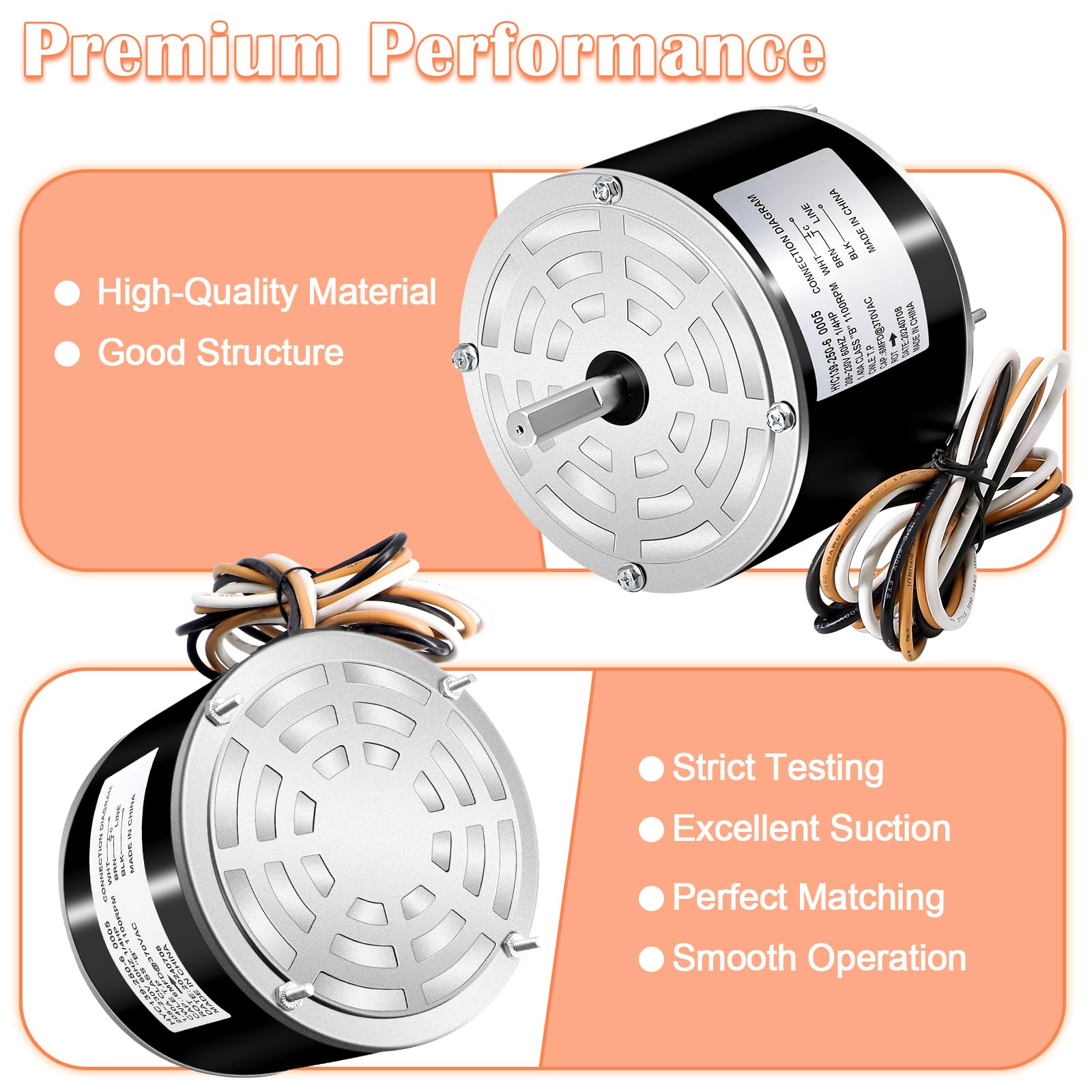 CCWSE Rotation Motor G3905 Condenser Fan Motor 5KCP39EGS070S | 1/4 HP ...