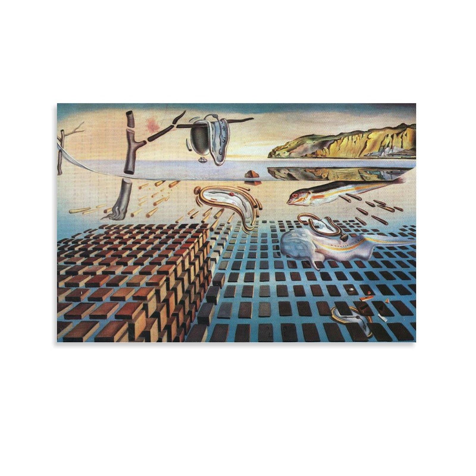 Salvador Dali Wall Art Prints 《The View from Oregon》 Art Poster Print Photo Art Painting Canvas Poster Home Modern Decor Posters 20x30inch(50x75cm) — image 1