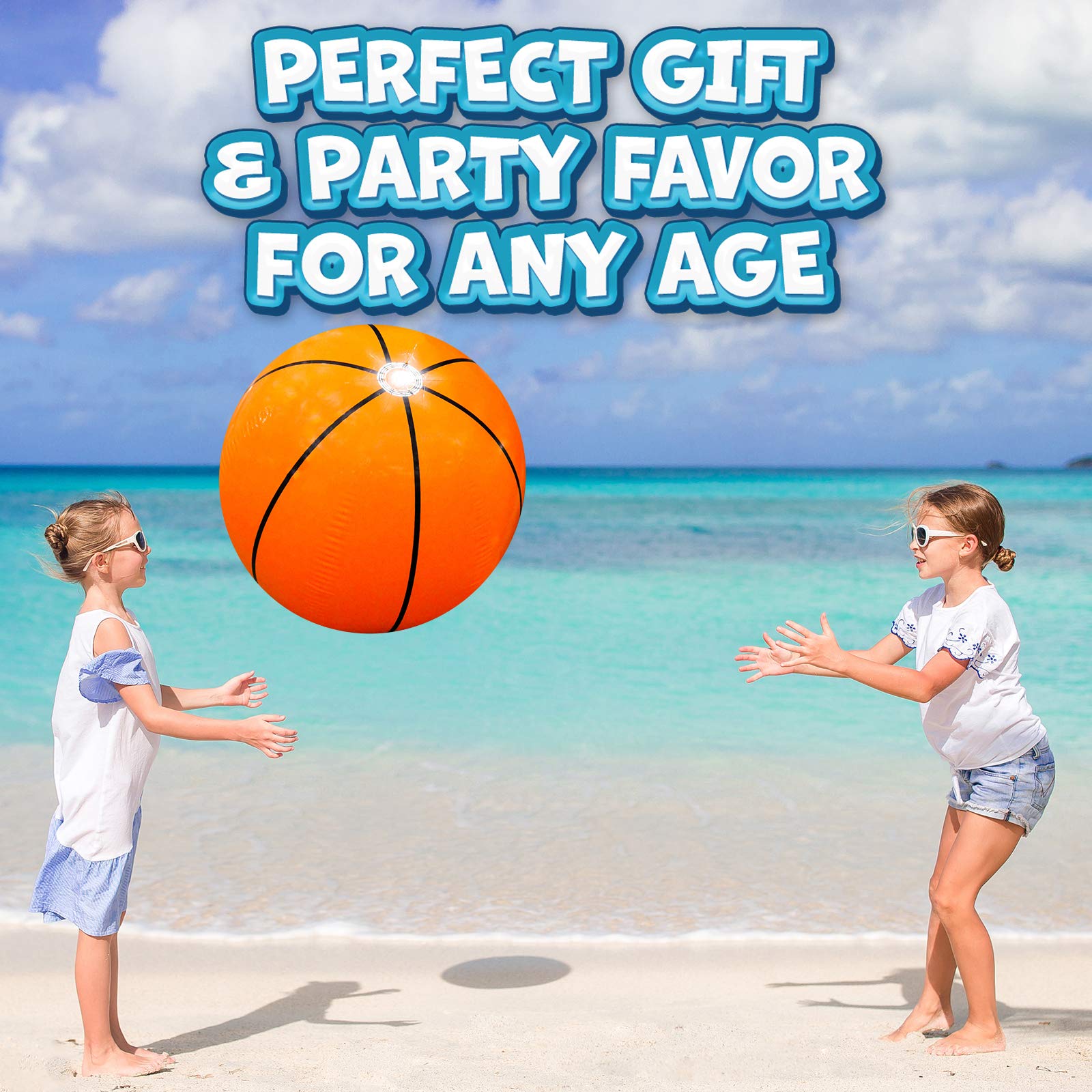 Buy Large Beach Ball for Kids or Adults Easy to Inflate and Durable