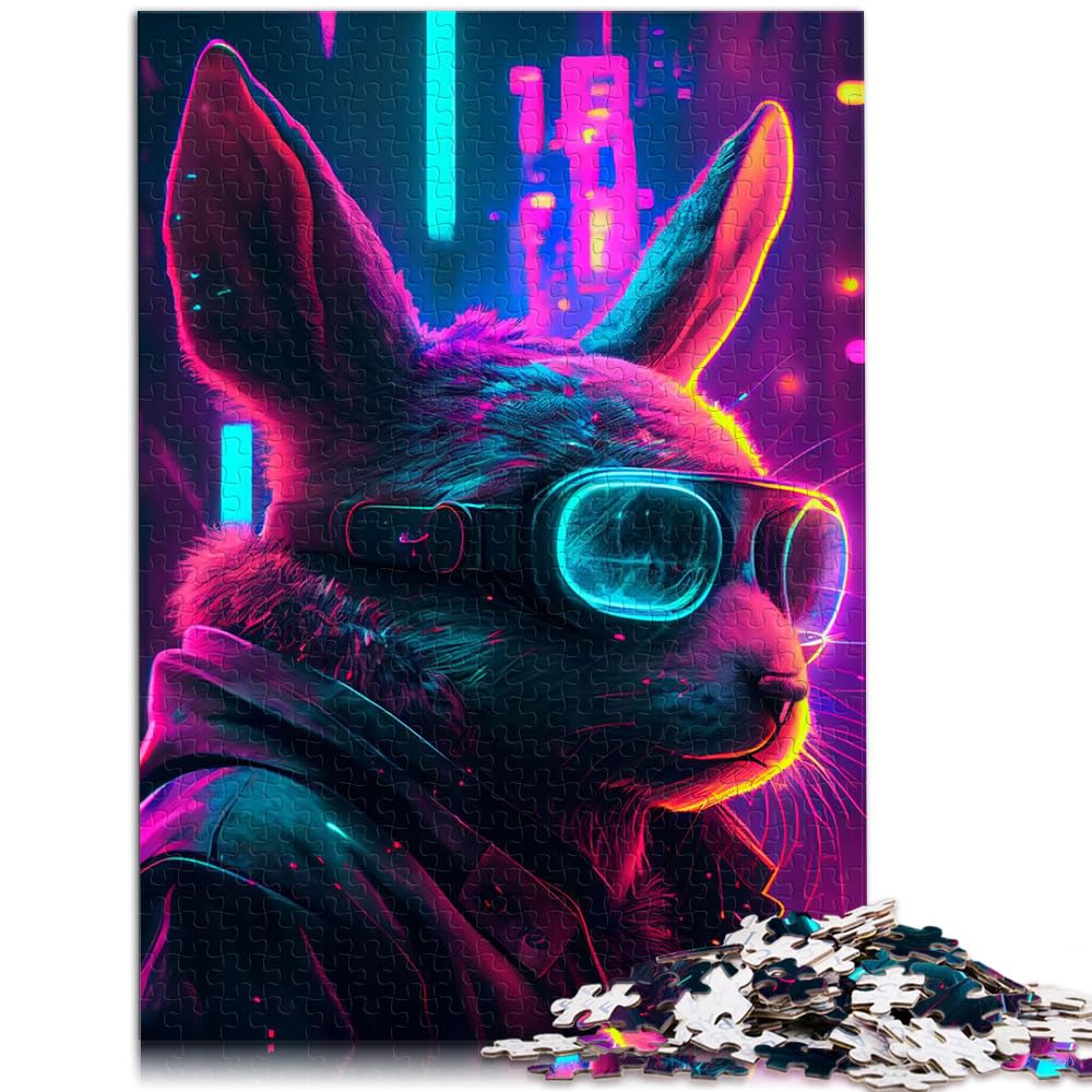 Jigsaw Puzzle for Adults colorful animals 1000 Piece Jigsaws for Adults Puzzle for ages 12+ Cardboard puzzles Challenge Family Size: 26x38cm — image 1