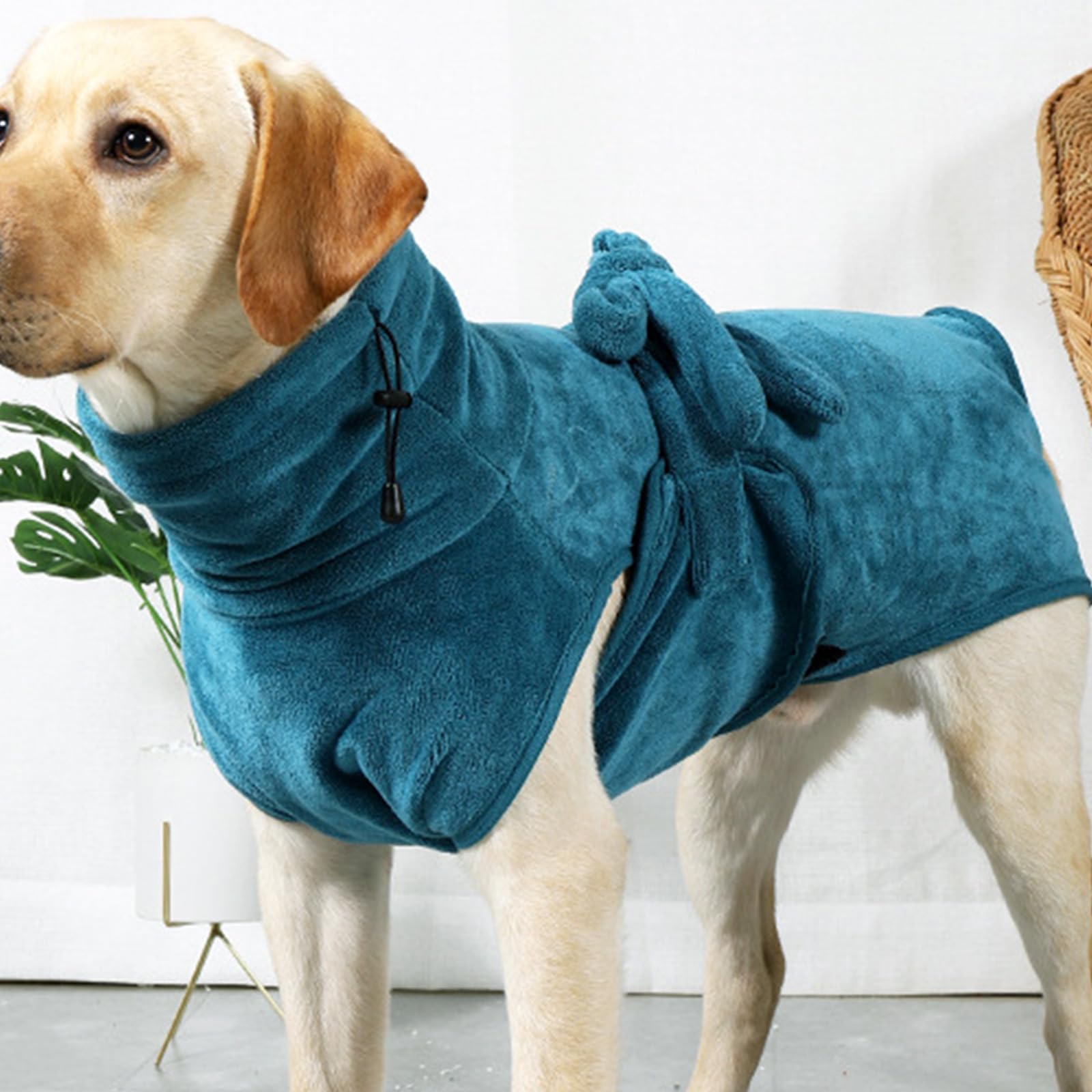 Bata de microfibra suave para secar perros, toalla de baño para mascotas, secado rápido y absorbente para gatos