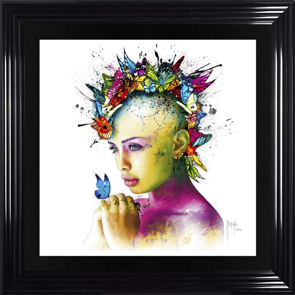 Shh Black Patrice Murciano - Power Of Love - Framed Print With Border - 90Cm X 90Cm ( Frame)