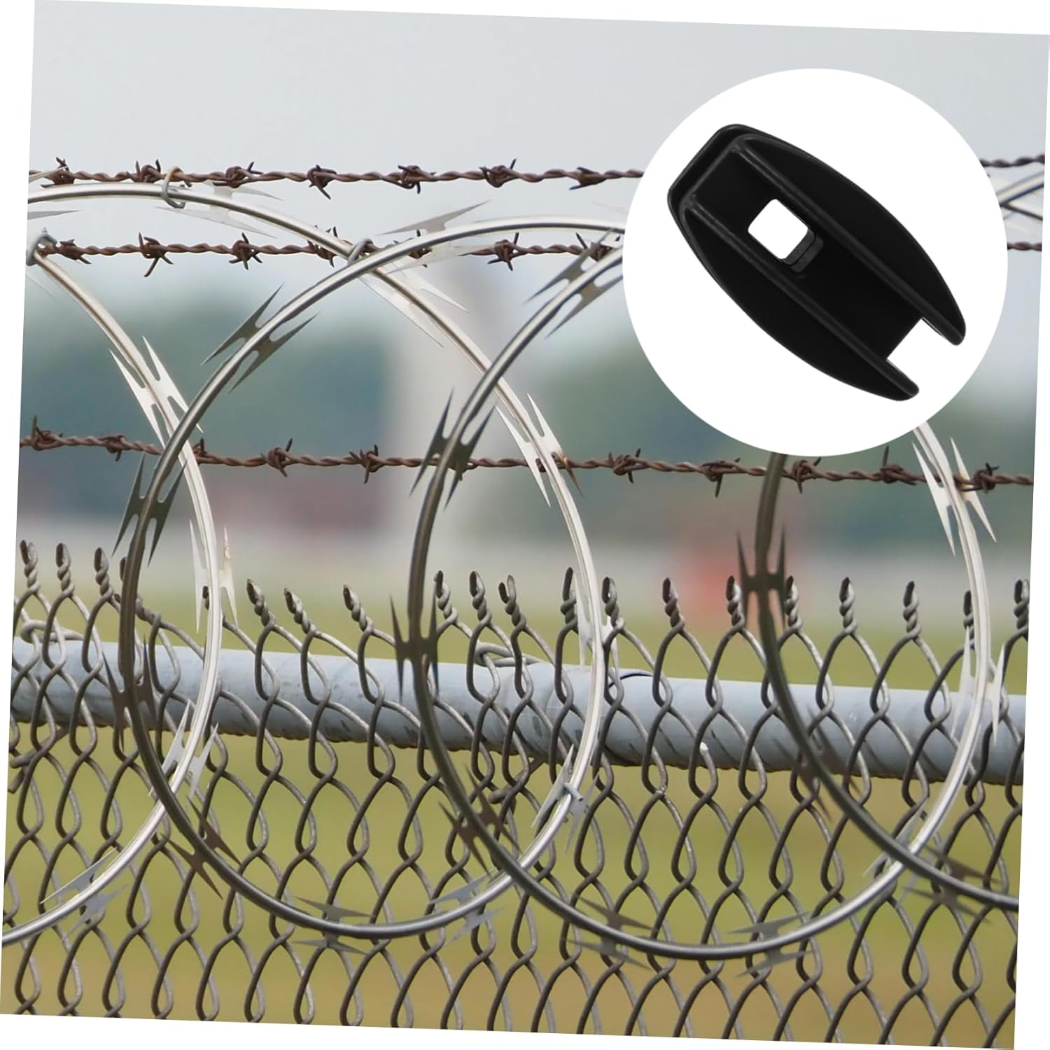 YARNOW 50pcs Electric Fence Wire Insulators for Livestock Durable Insulators for Farm Fencing Easy to Install Prevents Circuits Suitable for Various Electric Fence Applications