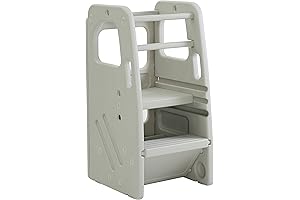 SDAIDI Kids Kitchen Step Stool with Safety Rail: A Safe and Steady...