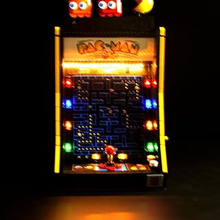 ANGFJ Kit de iluminação LED para Lego 10323 PAC-Man Arcade conjuntos de luzes compatíveis com Lego PAC-Man Arcade (não inclui o conjunto de Lego)