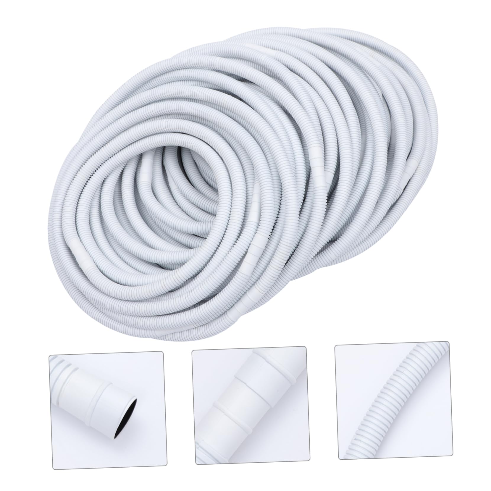 Tubo Scarico Condensa Condizionatore Pe Rinforzato 1 Pz | Tubo Flessibile per Scarico Condensa Condizionatore, Atmosfera Estiva, Installazione Semplice
