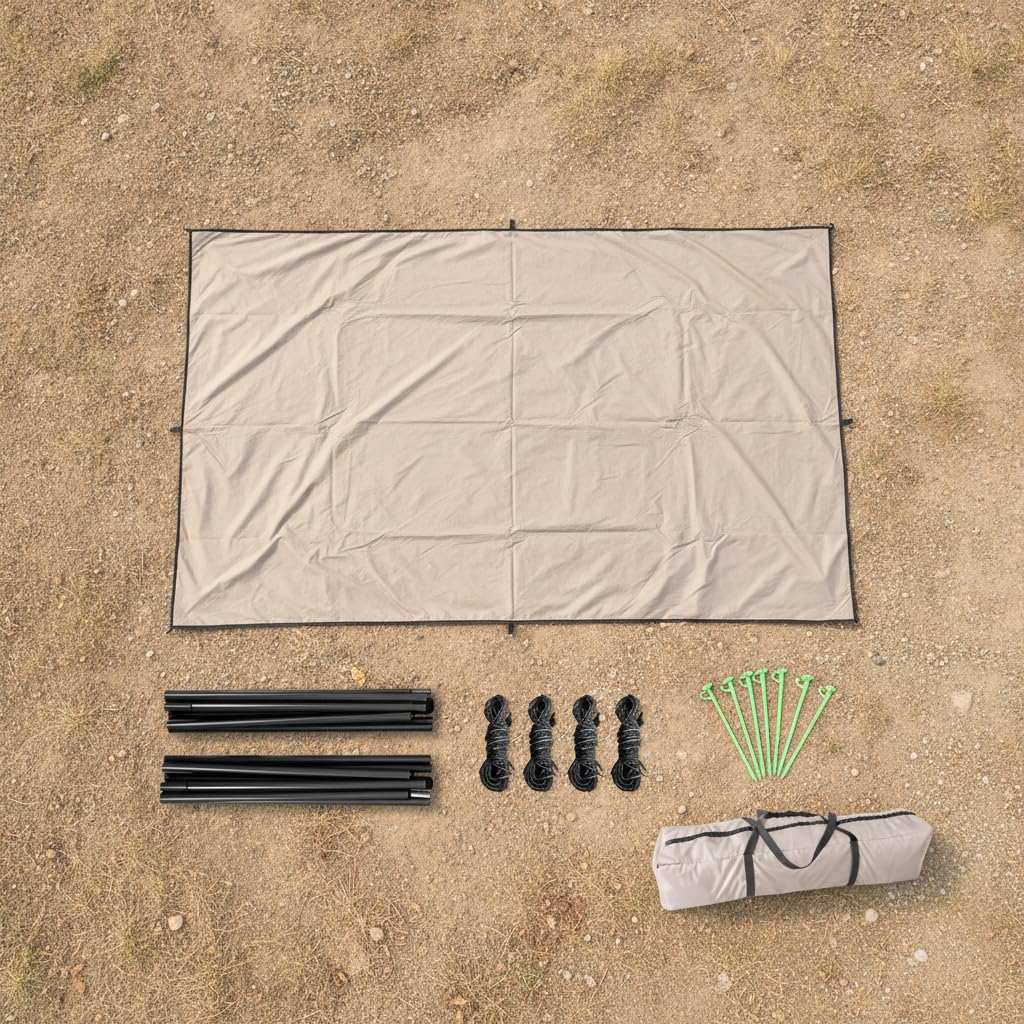 Camping-Tarp aus Polyester, nschutz