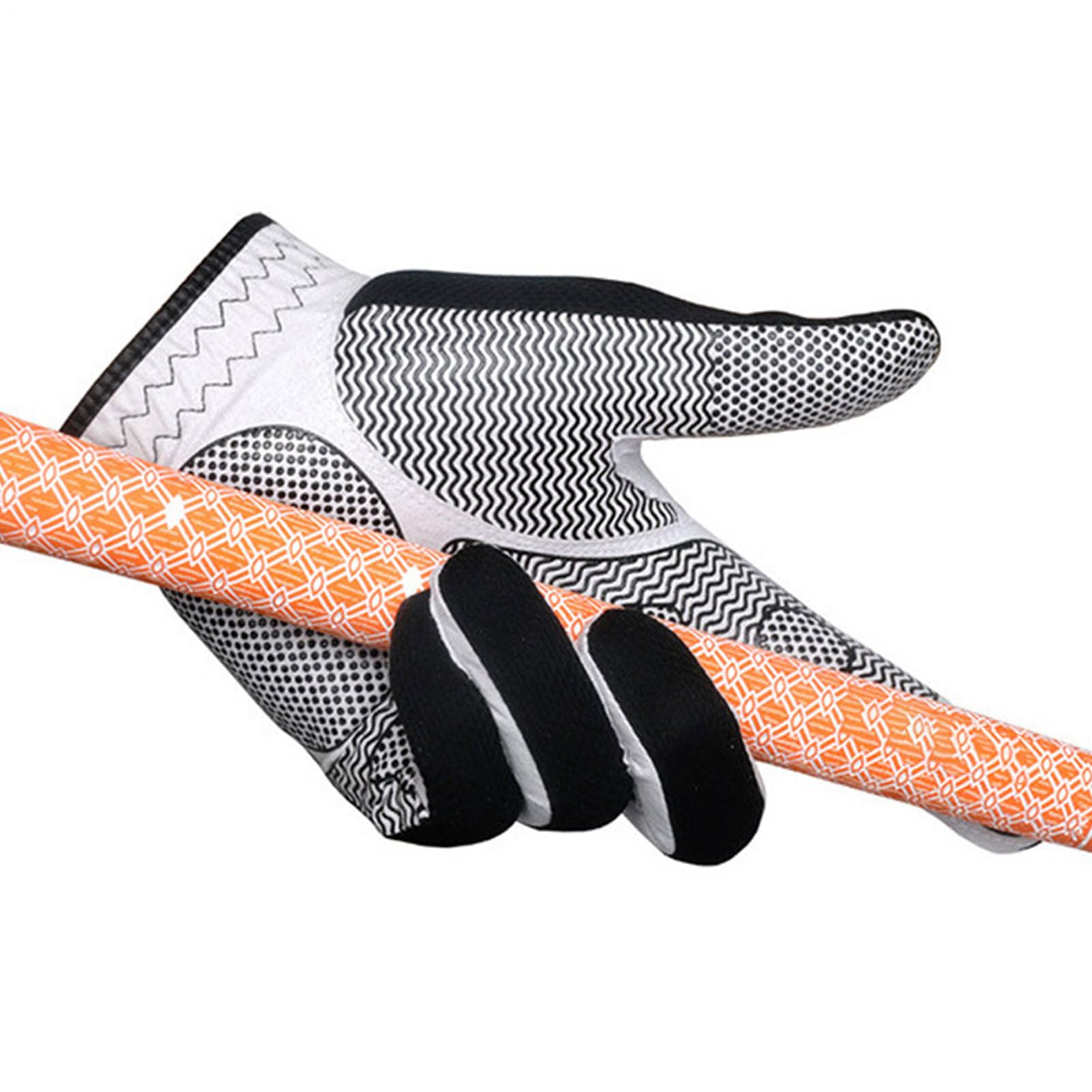 Guanti da golf da uomo, con impugnatura antiscivolo per mano sinistra, in morbido tessuto lavabile e traspirante, accessori da golf per uomini, fidanzato e padre