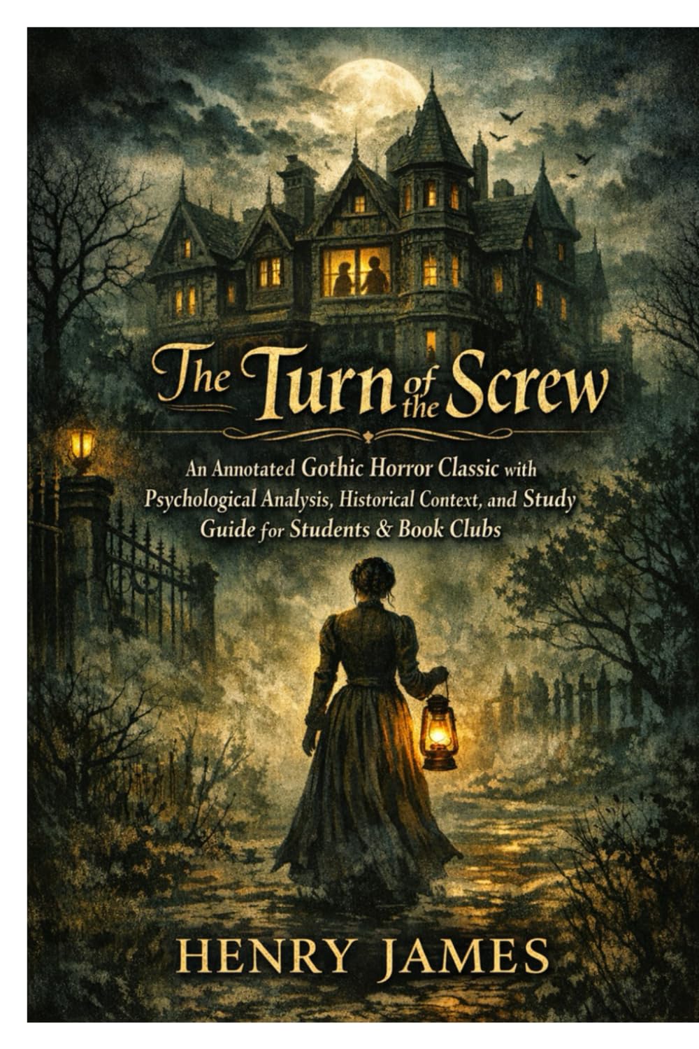 The Turn of the Screw: An Annotated Gothic Horror Classic with Psychological Analysis, Historical Context, and Study Guide for Students & Book Clubs