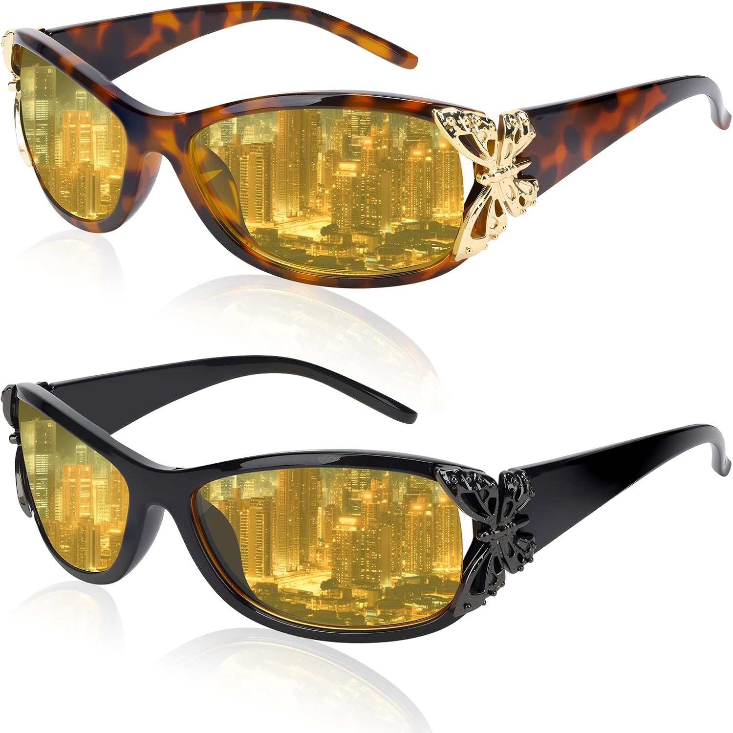 2Pcs Night Vision Driving Glasses...